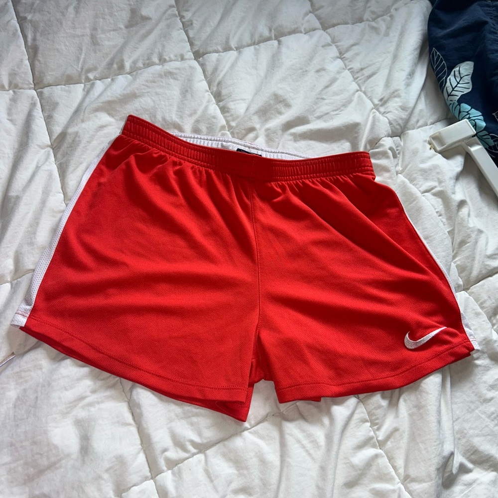 Nike orangey red Athletic Training Shorts